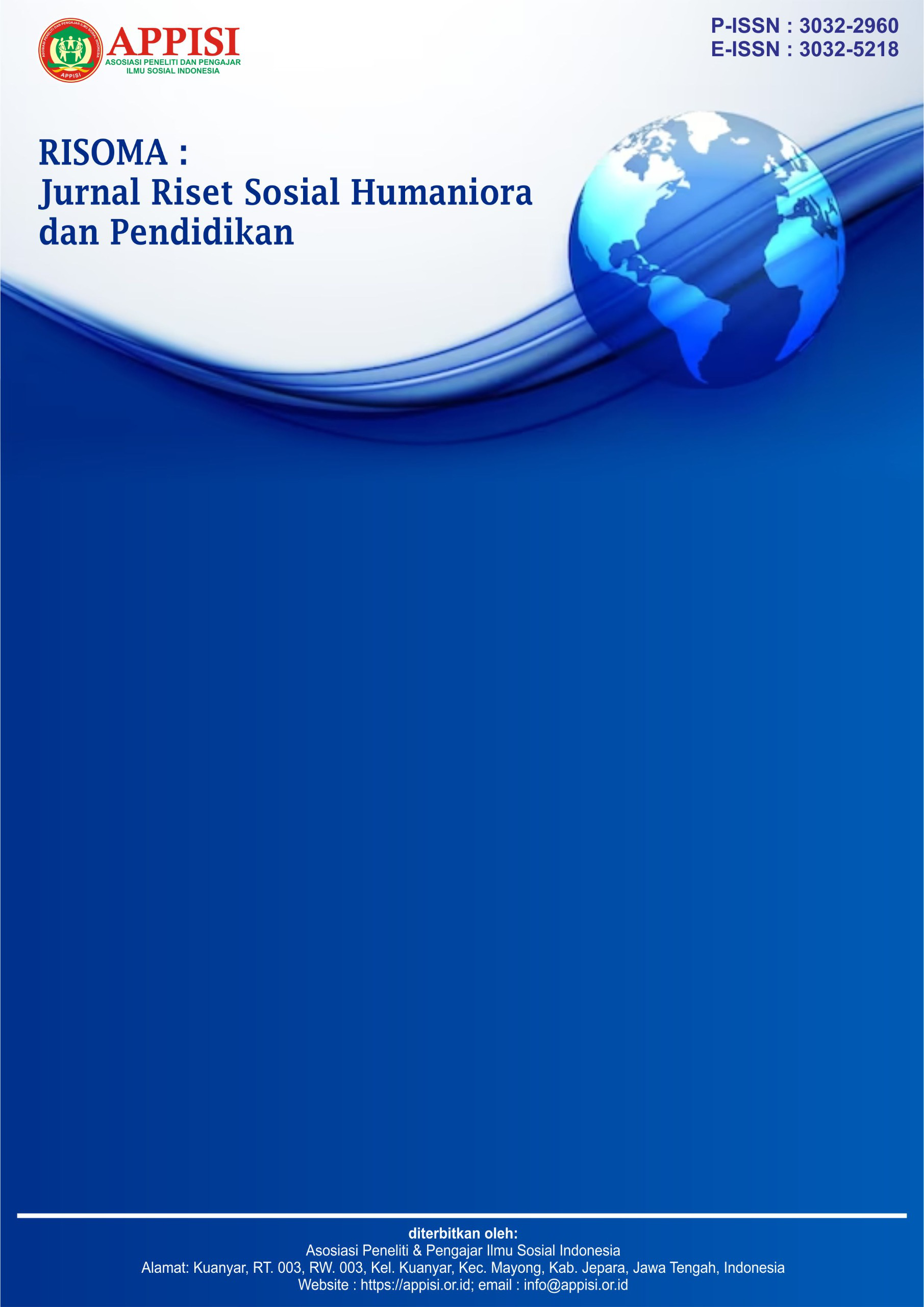 					View Vol. 4 No. 5 (2026): September: RISOMA : Jurnal Riset Sosial Humaniora dan Pendidikan
				